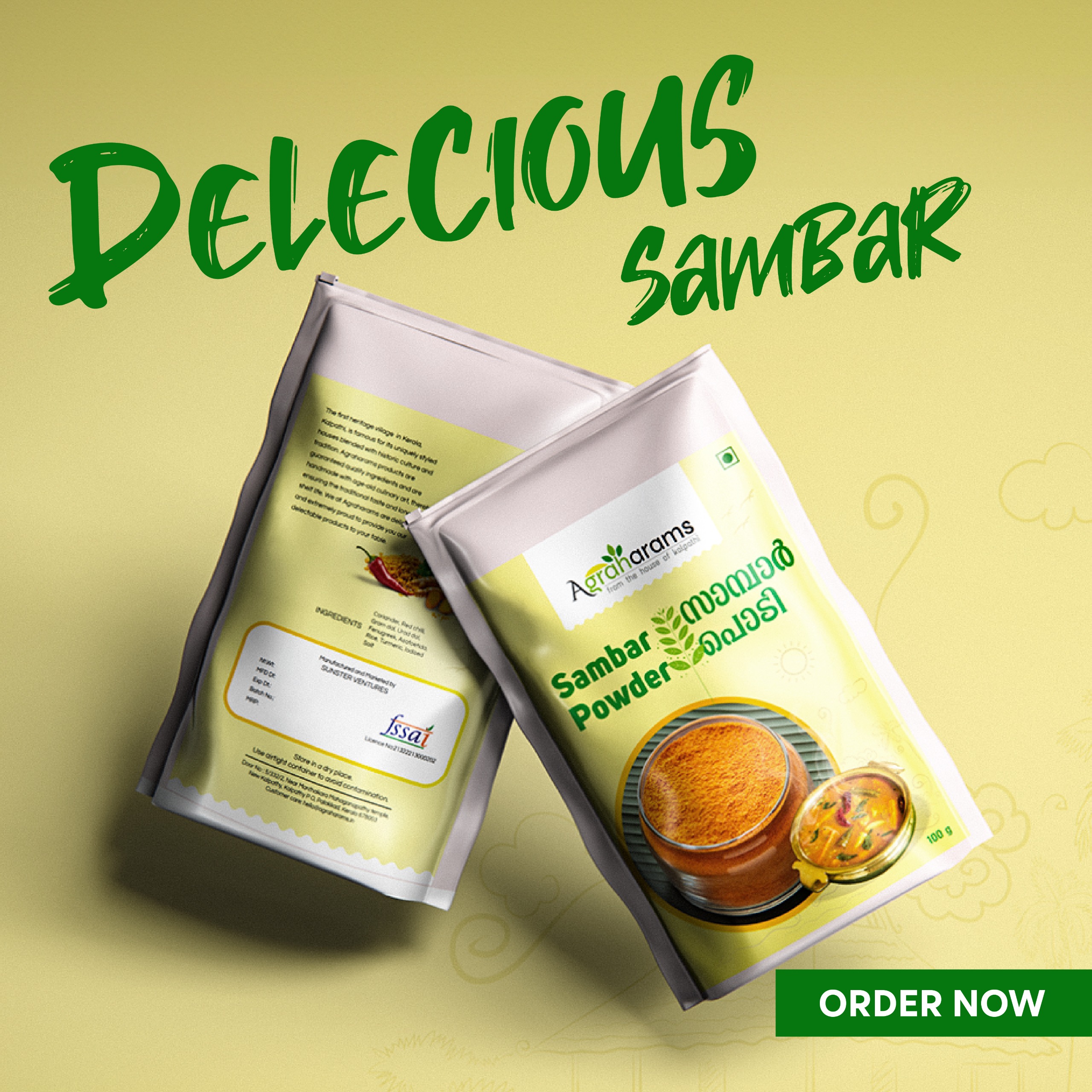 Sambar Powder (സാമ്പാർ പൊടി ) 100gm - Image 3